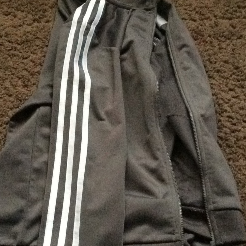 Grey adidas jacket